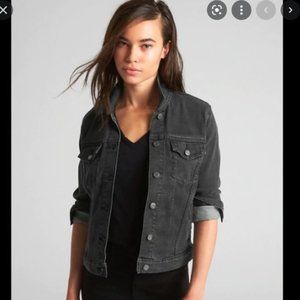 black jean jacket gap